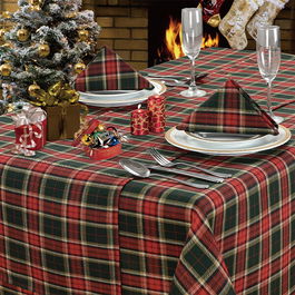 Le Chateau Tartan 178cm Circular Tablecloth