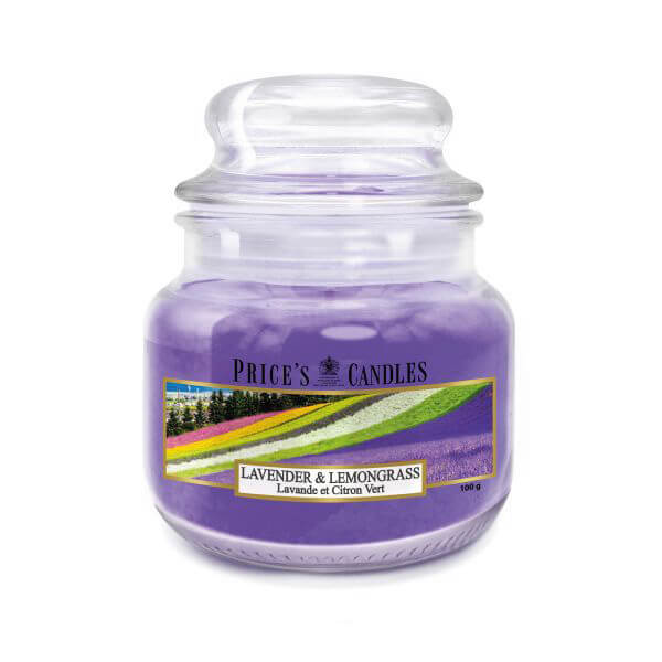 Prices Fragrance Collection Lavender & Lemongrass Small Jar Candle