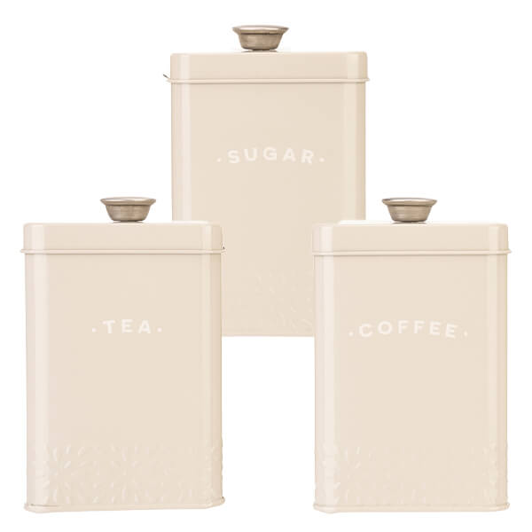 Artisan Street Tea, Coffee & Sugar Storage Canisters