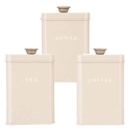 Artisan Street Tea, Coffee & Sugar Storage Canisters
