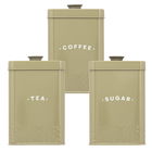 Artisan Street Moss Tea, Coffee & Sugar Storage Canisters