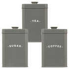 Artisan Street Smoke Tea, Coffee & Sugar Storage Canisters