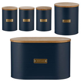 Typhoon Otto Navy 5 Piece Kitchen Storage Set