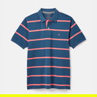 Joules Mens Blue Pink Stripe Filbert Polo Shirt