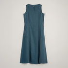 Seasalt Sleeveless Grass Wave Linen Dress Pool