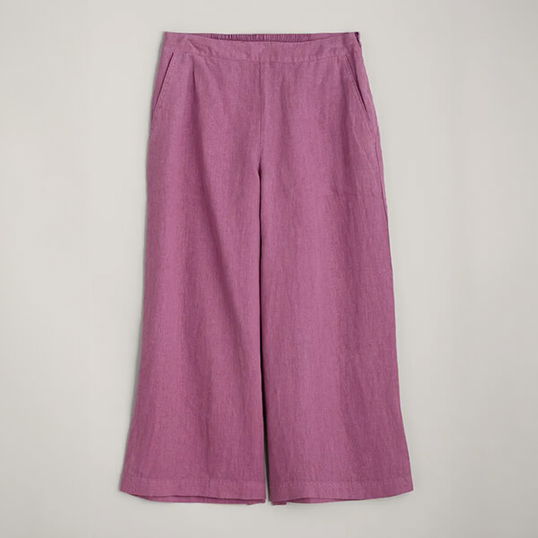 Seasalt Merrivale Linen Culottes Thistle