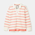 Joules Coral Stripe Bayside Sweatshirt