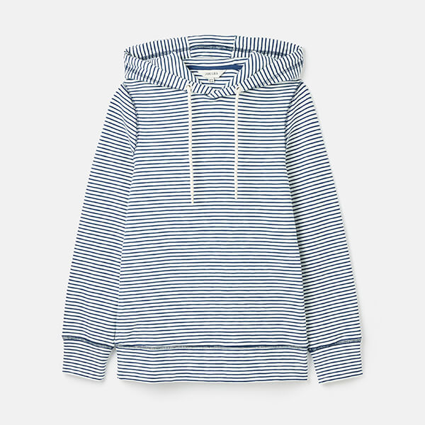 Joules Creme Navy Stripe Marlston Sweatshirt