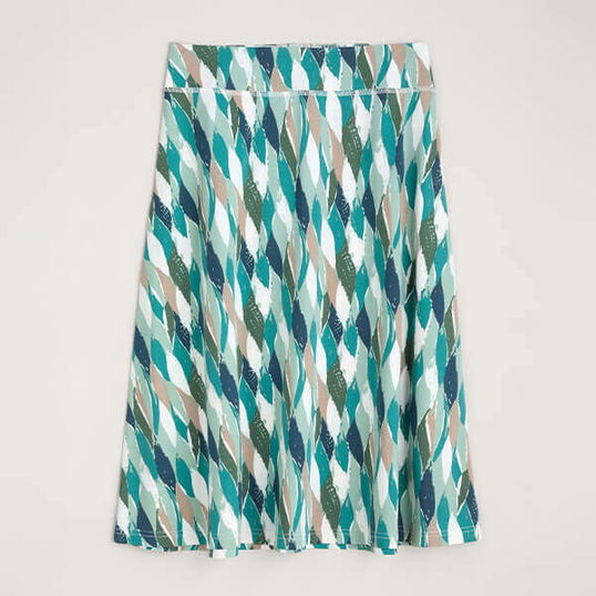 Seasalt Jessica Grace Skirt Water Leaves Bird Egg