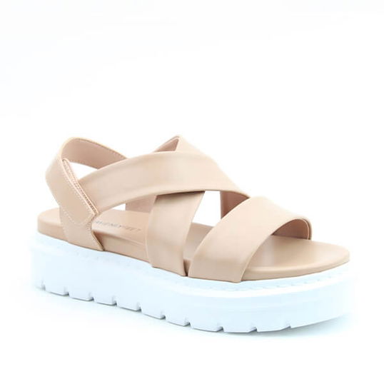 Heavenly Feet Nude Fallon Sandals