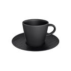 Villeroy & Boch Manufacture Rock Noire Espresso Cup & Saucer