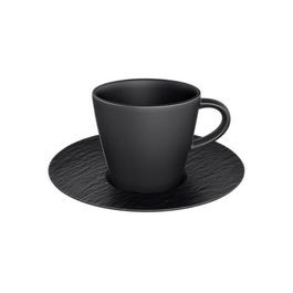 Villeroy & Boch Manufacture Rock Noire Espresso Cup & Saucer