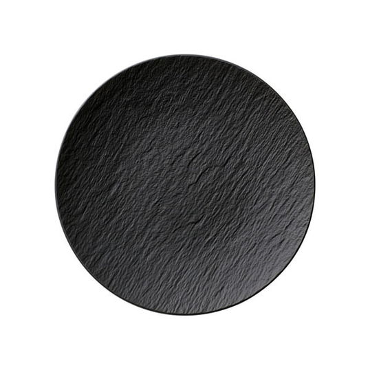 Villeroy & Boch Manufacture Rock Noire Universal Coupe Plate