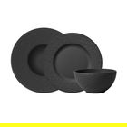 Villeroy & Boch Manufacture Rock Noire 6 Piece Starter Set