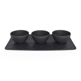 Villeroy & Boch Manufacture Rock Noire 4 Piece Serving Set
