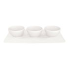 Villeroy & Boch Manufacture Rock Blanc 4 Piece Serving Set