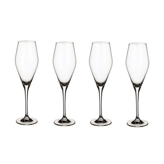 Villeroy & Boch La Divina Set of 4 Champagne Flutes