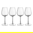 Villeroy & Boch Rose Garden Set of 4 White Wine Goblets