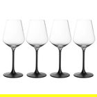 Villeroy & Boch Manufacture Rock Noire Set of 4 Red Wine Goblets