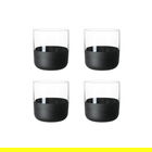 Villeroy & Boch Manufacture Rock Noire Set of 4 Shot Glasses