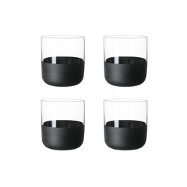 Villeroy & Boch Manufacture Rock Noire Set of 4 Shot Glasses