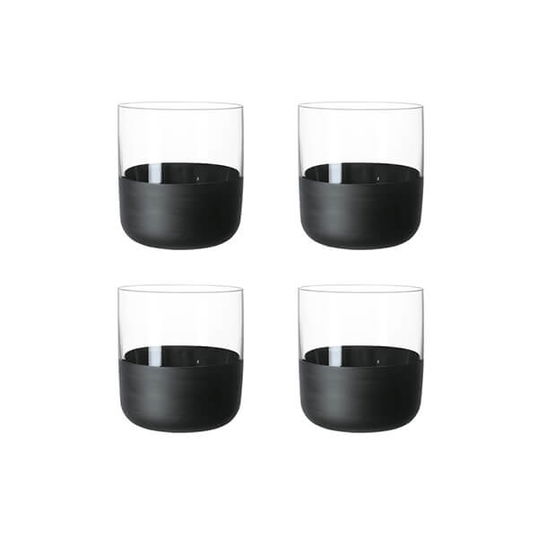 Villeroy & Boch Manufacture Rock Noire Set of 4 Shot Glasses