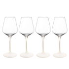 Villeroy & Boch Manufacture Rock Blanc Set of 4 White Wine Goblets