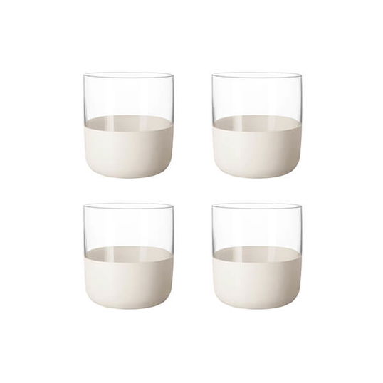 Villeroy & Boch Manufacture Rock Blanc Set of 4 Shot Glasses