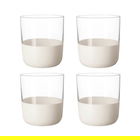 Villeroy & Boch Manufacture Rock Blanc Set of 4 Old Fashioned Tumblers