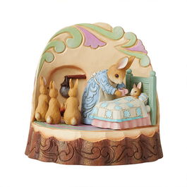 Beatrix Potter by Jim Shore Mrs Rabbit and Bunnies Craved by Heart Figurine