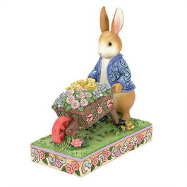 Beatrix Potter by Jim Shore Peter Rabbit Full of Flowers Figurine