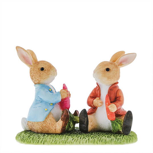Beatrix Potter Peter Rabbit & Benjamin Bunny Figurine