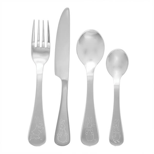Beatrix Potter Peter Rabbit Stainless Steel Cutlery Set Of 4