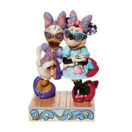 Disney Traditions by Jim Shore Fashionable Friends Minnie Mouse and Daisy Figurine