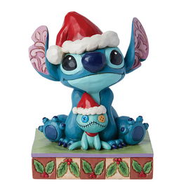 Disney Traditions by Jim Shore Christmas Buddies Stitch and Scrump Figurine