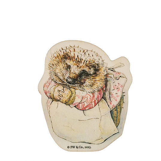 Beatrix Potter Mrs.Tiggy-Winkle Wooden Magnet 