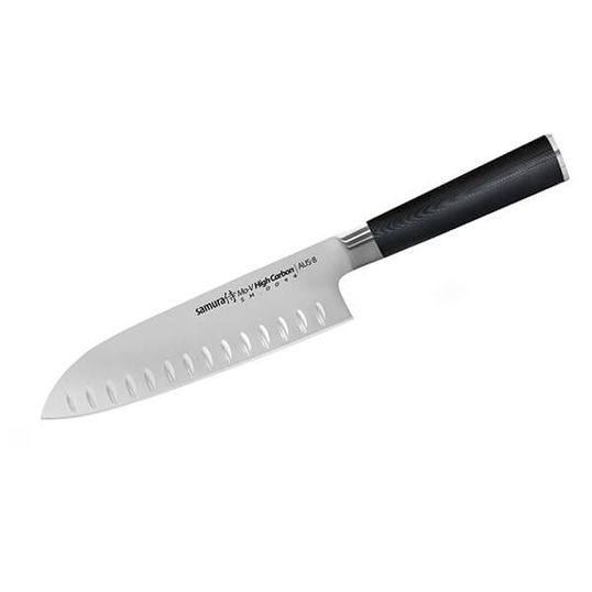 Samura MO-V 18cm Hollow Ground Santoku Knife