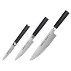 Samura MO-V Set of 3 Kitchen Knives in Gift Box