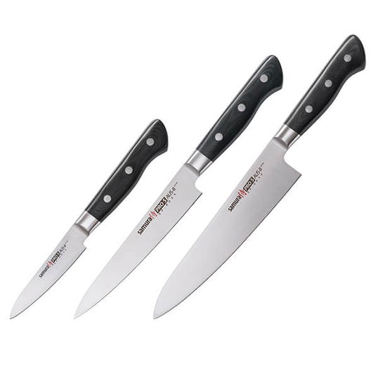 Samura PRO-S Set of 3 Kitchen Knives in a Gift Box