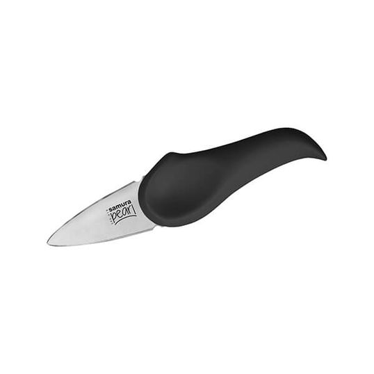 Samura Pearl 7.3cm Oyster Knife Black
