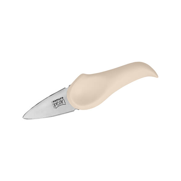 Samura Pearl 7.3cm Oyster Knife Beige