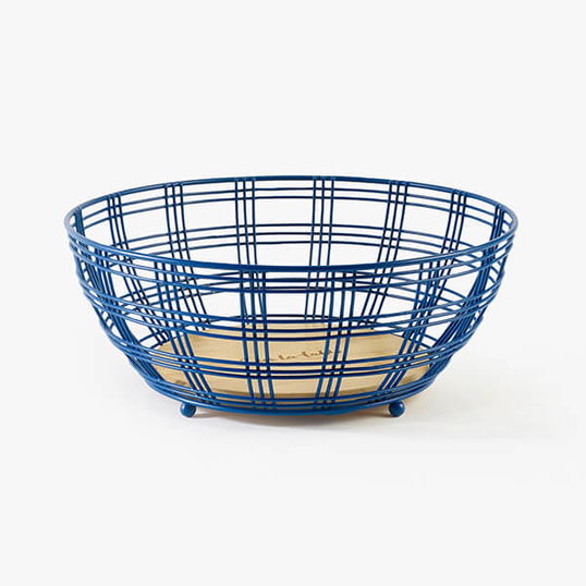Sur La Table Colour Me Happy Blue Fruit Bowl