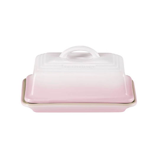 Le Creuset Shell Pink Stoneware Butter Dish
