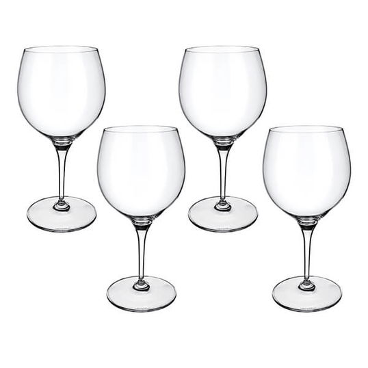 Villeroy & Boch Maxima Set of 4 Burgundy Goblets