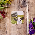 Lucy`s Farm Defender Moo Melamine Coaster