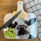 Lucy`s Farm Silly Friesian Moo Cow Design Large Chopping Board