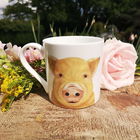 Lucy`s Farm Wilbur the Pig Large Mug