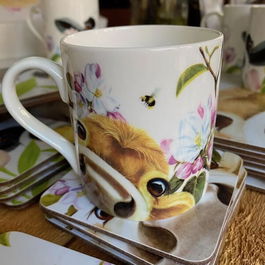 Lucy's Farm Blossom Moo Cow Regular Mug
