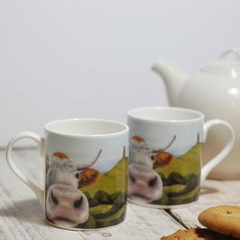 Lucy's Farm Moo Selfie at Glastonbury Cow Regular Mug