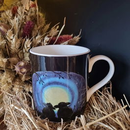 Lucy's Farm Moonlit Moo Cow Regular Mug